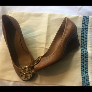 Tory Burch 7.5m Peep Toe Wedges